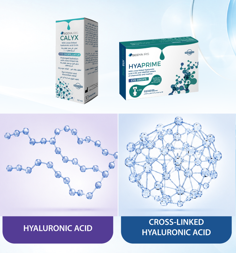 Cross-linked HA